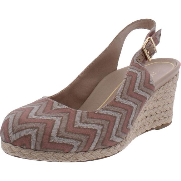 Vionic Shoes - Vionic Womens Coralina Pink Espadrille Platform Slingback Heels Shoes Used